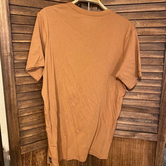 SAXX Men's DropTemp Cooling Cotton Tee Butterscotch - Picture 2 of 5